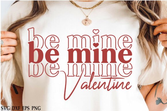 Be Mine Valentine SVG: Retro Style for DIY Projects