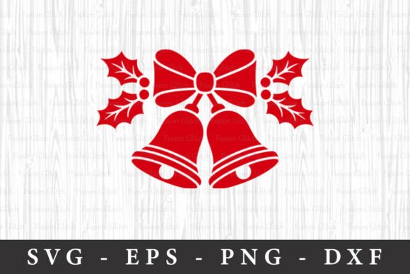 Christmas Bells Svg Cut File Holiday Day