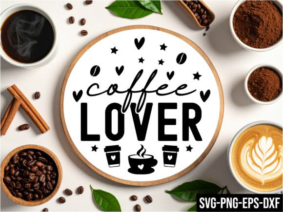 Coffee Lover Round Sign Svg: A Versatile Design for Creative Projects