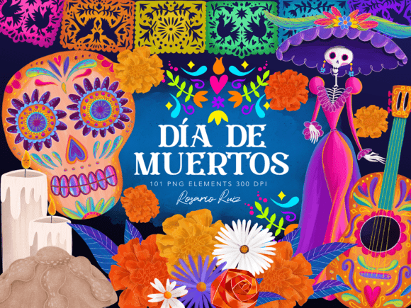 Dia De Los Muertos Clipart PNG: A Creative Resource for Every Project