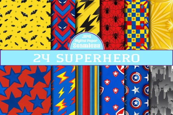 Exploring Creative Possibilities with Superhero Digital Papers Scrapbooking