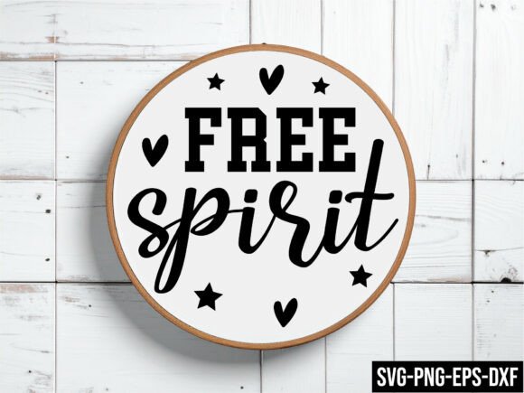 Free Spirit Round Sign SVG: A Versatile Design for Modern Creativity