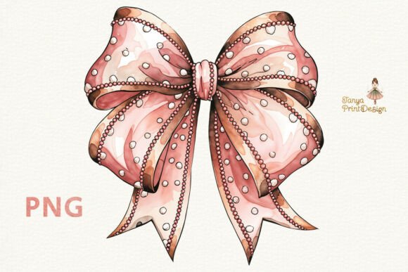 Pink Polka Dot Bow Clipart: A Touch of Charm and Sweetness for Creative Projects