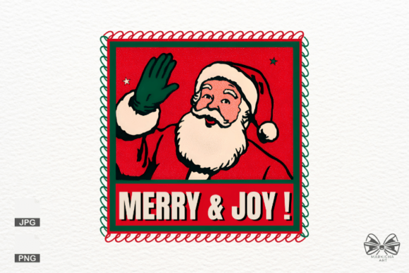 Vintage Santa Postcard Png Clipart